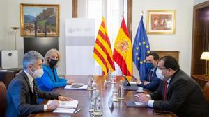 Marlaska i Elena parlen de vigilància transfronterera i de seguretat nuclear