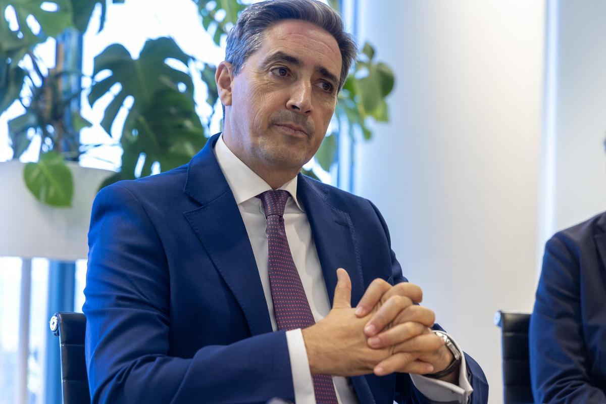 El director ejecutivo de la EUIPO, durante la entrevista.