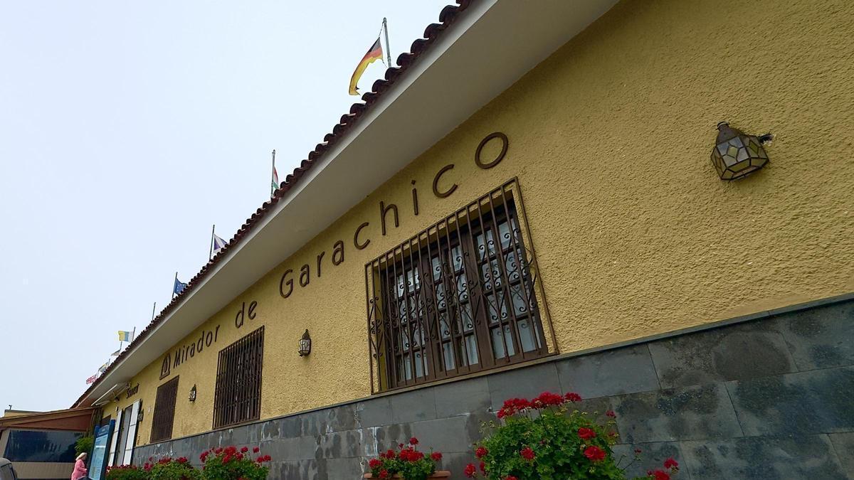 Entrada principal del Mirador de Garachico, en el barrio de San Juan del Reparo