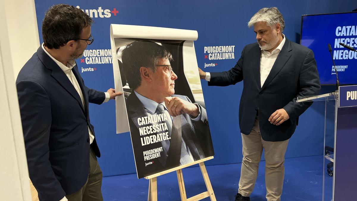 Albert Batet y Josep Rius destapan el cartel de Junts para las elecciones del 12 de mayo