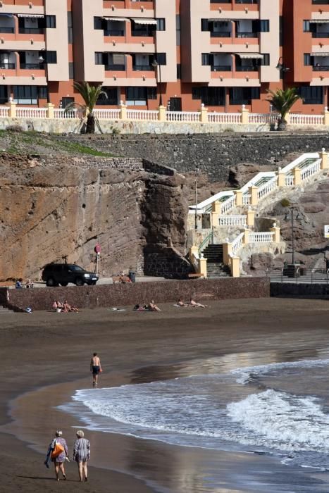 30/11/2018 TELDE.  Zona donde ira el ascensor ...