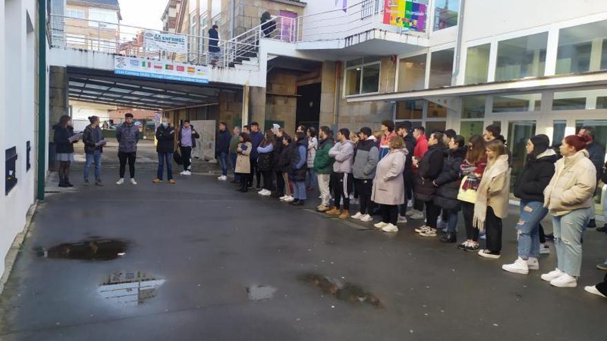 Una de las actividades que tuvieron lugar en el IES Laxeiro.