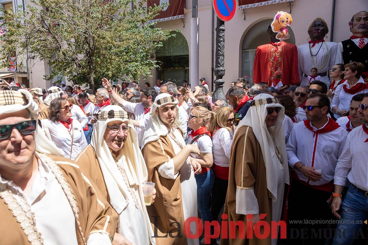 Moros y Cristianos en la mañana del dos de mayo en Caravaca