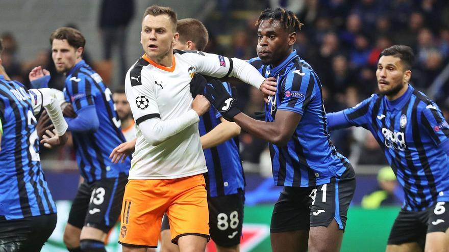 Cheryshev fue el autor
del único gol del
VCF en San Siro. J.M.López
