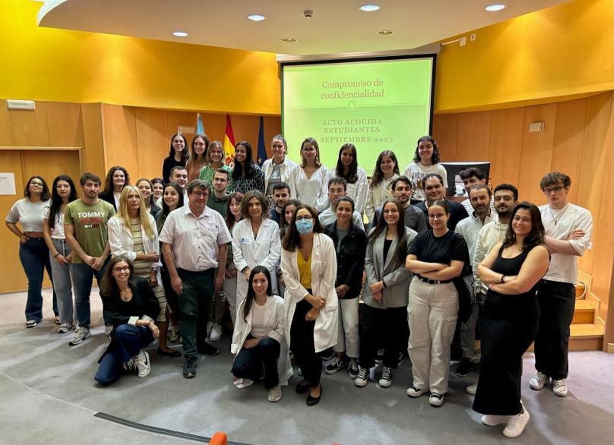 33 estudiantes de Medicina en el CHOP.