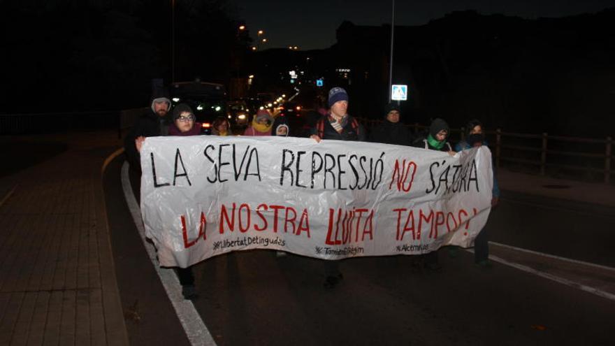 Els manifestants del CDR de l&#039;Alt Urgell