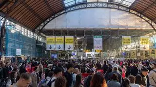 València afronta su 'macro' fin de semana fallero con el servicio de Cercanías sin trenes entre las 13 y las 15 horas