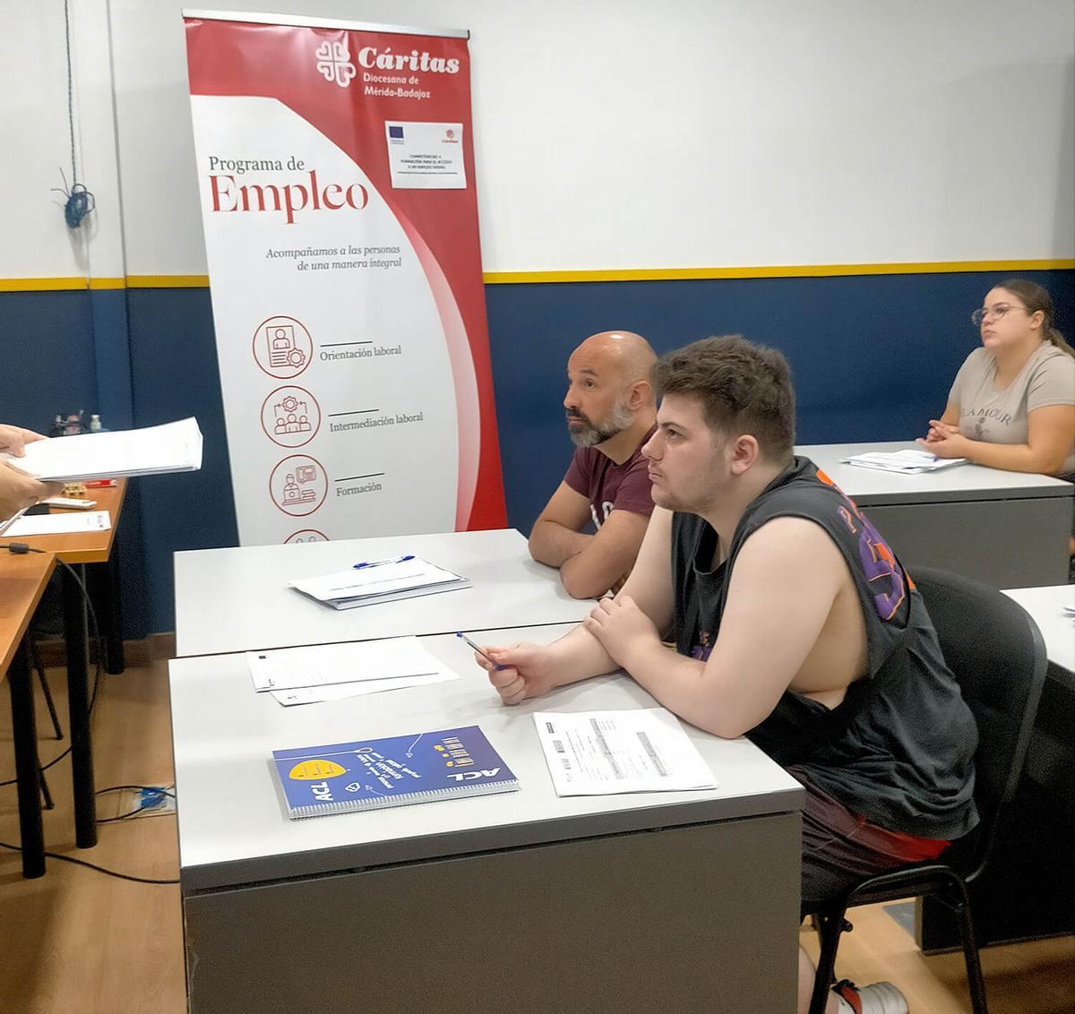 Uno de los programas de formación y empleo de Cáritas Mérida-Badajoz.