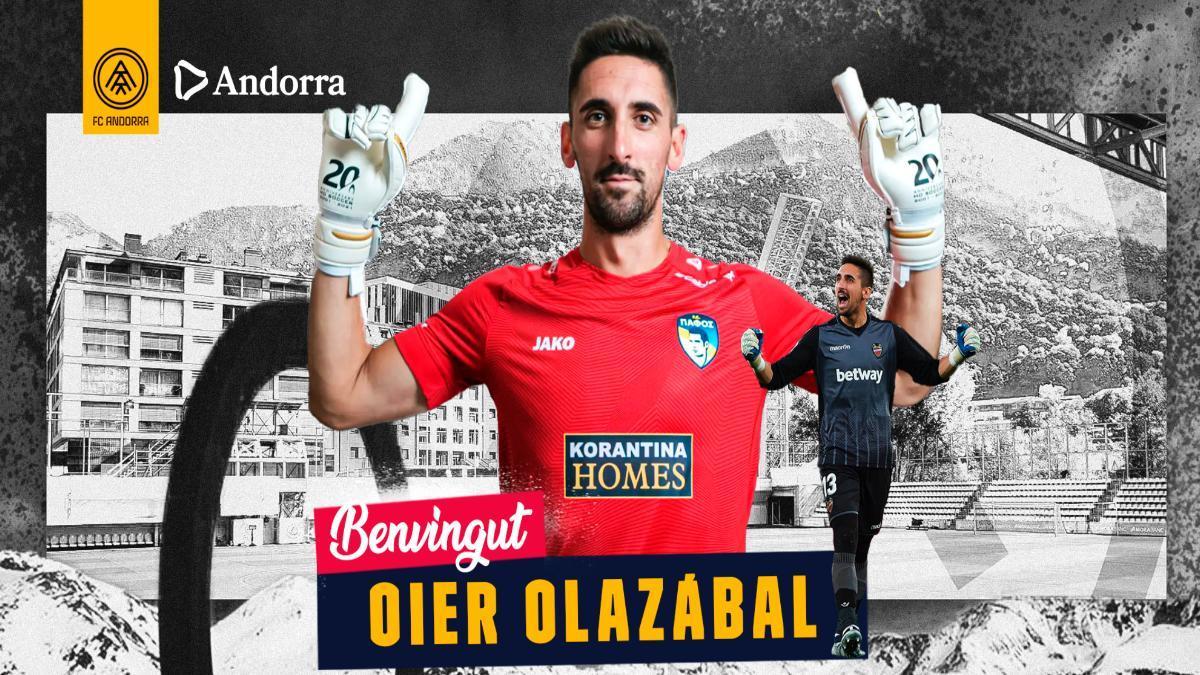 Oier Olázabal, nuevo jugador del Fc Andorra
