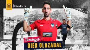 Oier Olázabal, nuevo jugador del Fc Andorra