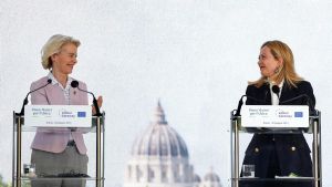 Meloni acuerda proyectos en África por 1.200 millones de euros respaldada por la UE