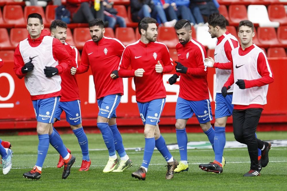 El partido entre el Sporting y el Alcorcón, en imágenes