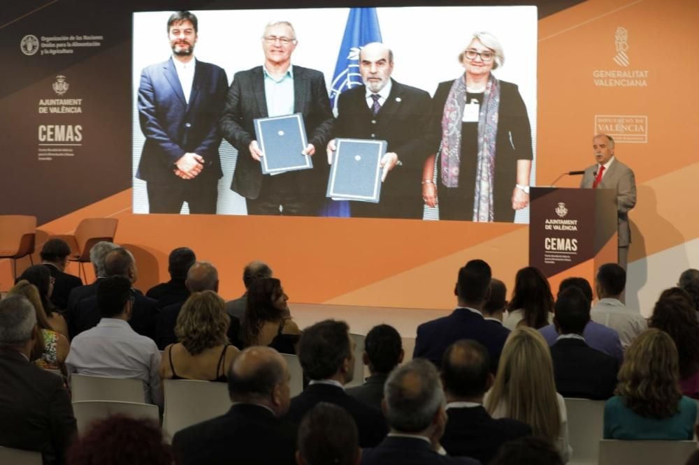 La reina Letizia inaugura el Centro Mundial para la Alimentación Sostenible en València