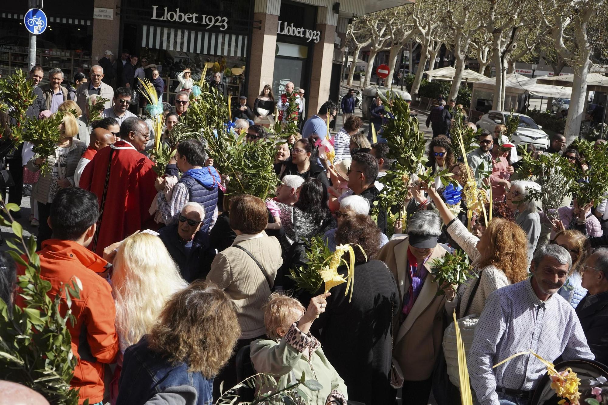 Imatges de la benedicció de Rams a Manresa