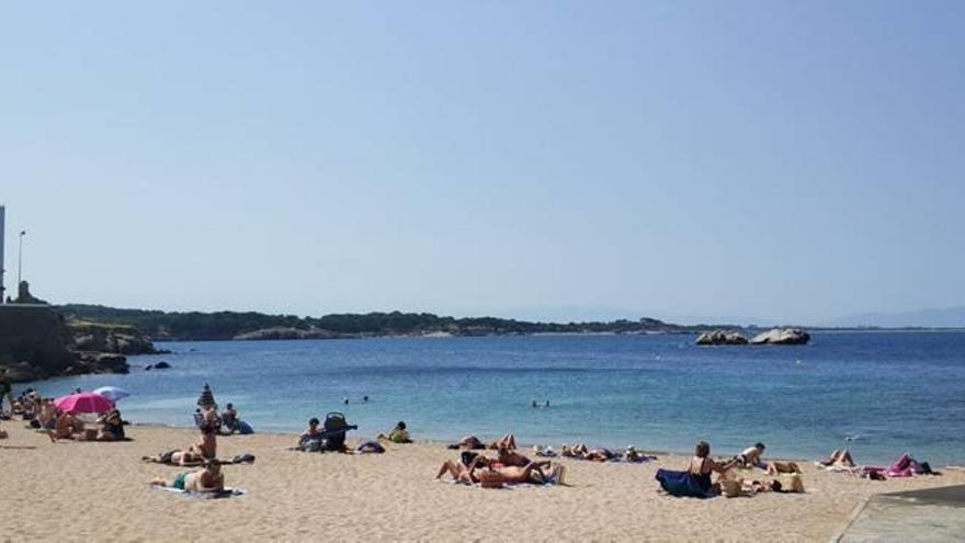 La Platja, ahir amb la situació normalitzada.