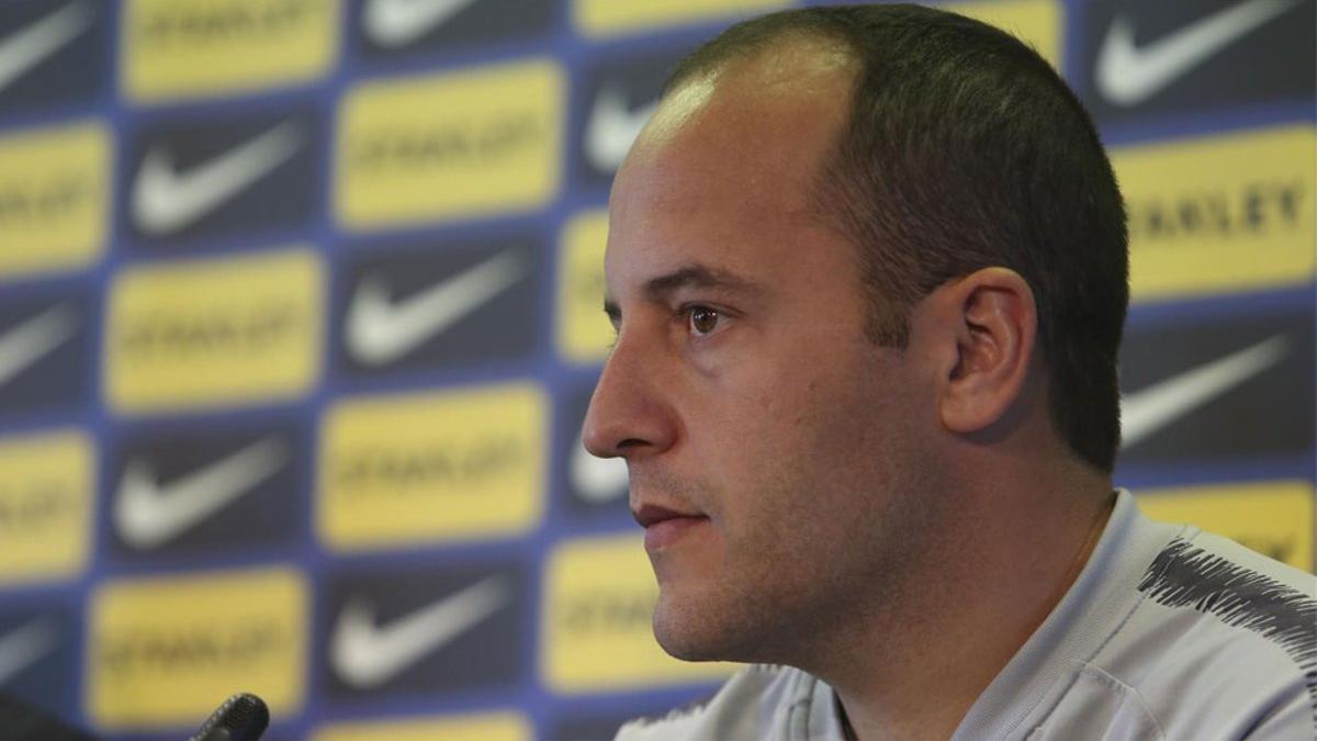 Lluís Cortes, presentado como nuevo entrenador del Barça Femenino