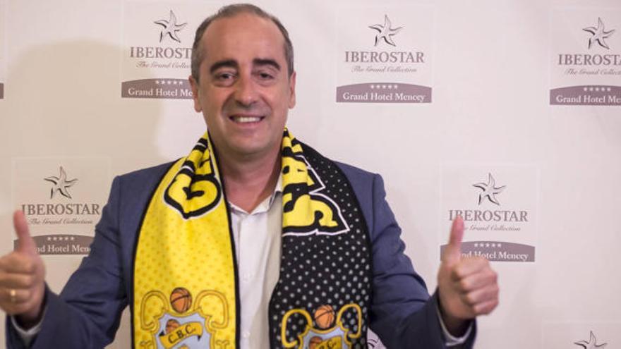 Txus Vidorreta, en su presentación con el Iberostar Tenerife