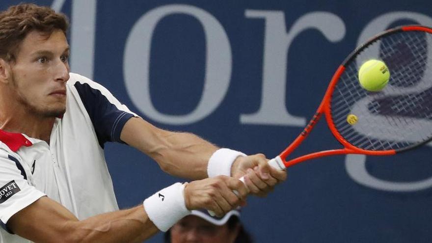 El asturiano Pablo Carreño, durante su partido.