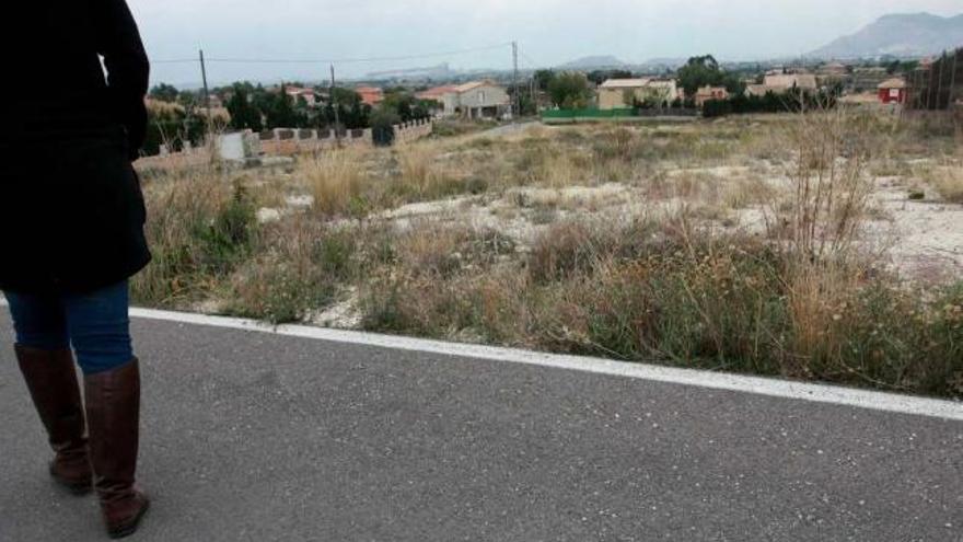Imagen del núcleo urbano del Garroferal, en la partida rural del Moralet.