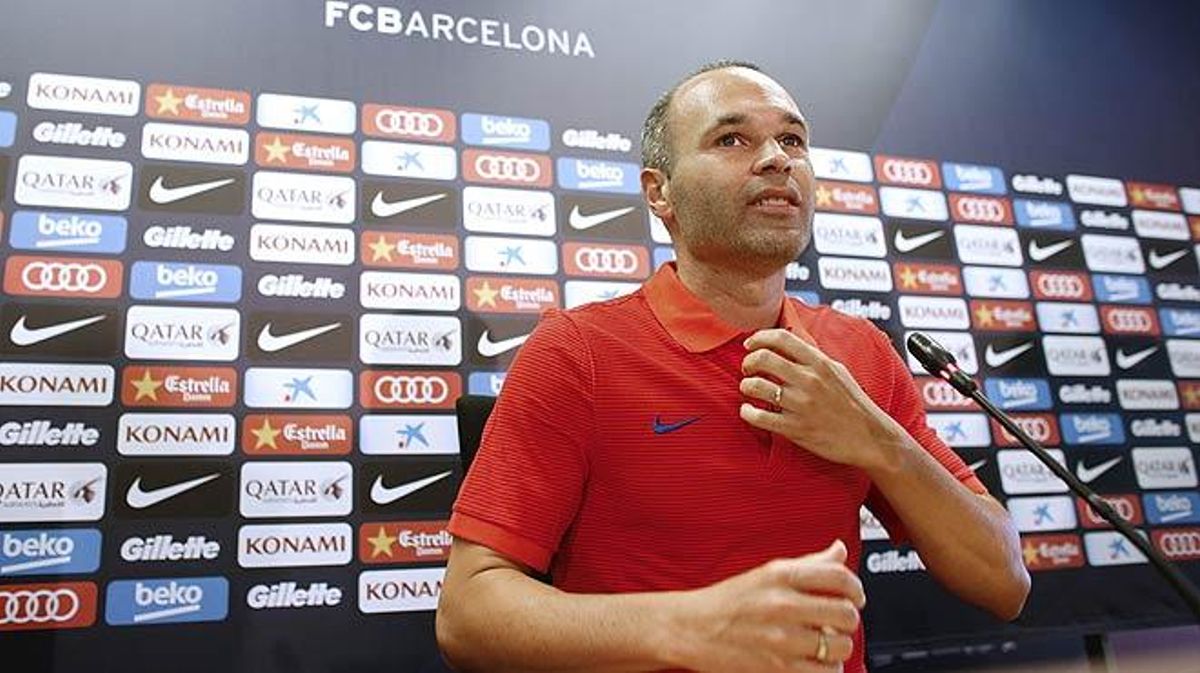 Andrés Iniesta: “El Barça aspira a todo cada año”.