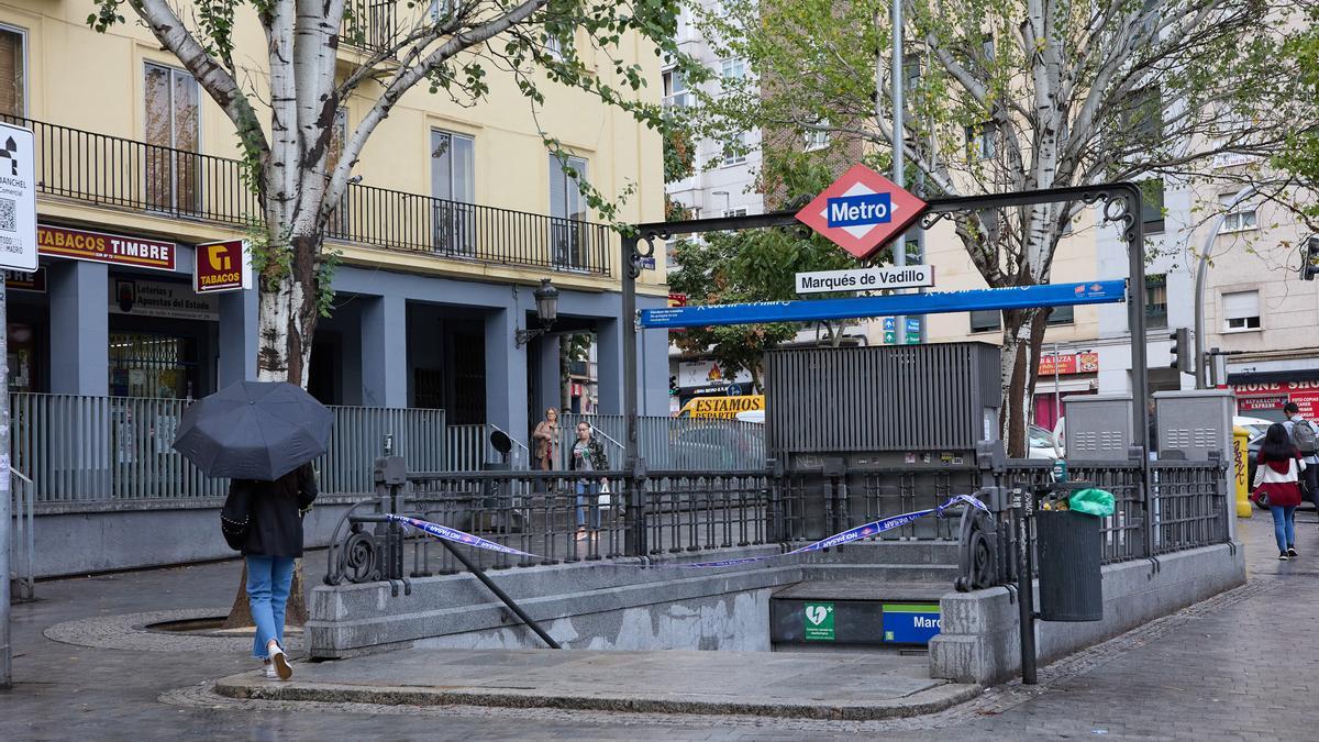 Caos en el Metro de Madrid debido a las fuertes lluvias