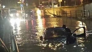 Lluvias e inundaciones en Catalunya.