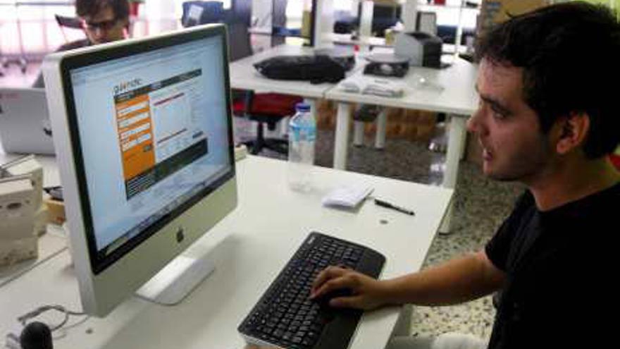 Oficinas de Guiomatic, en la calle San Carlos de Alicante.