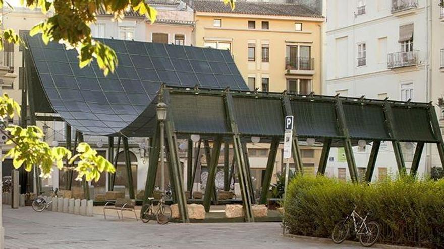 Pabellón temporal que se construyó en Valencia este año dentro de la segunda edición del TAC!