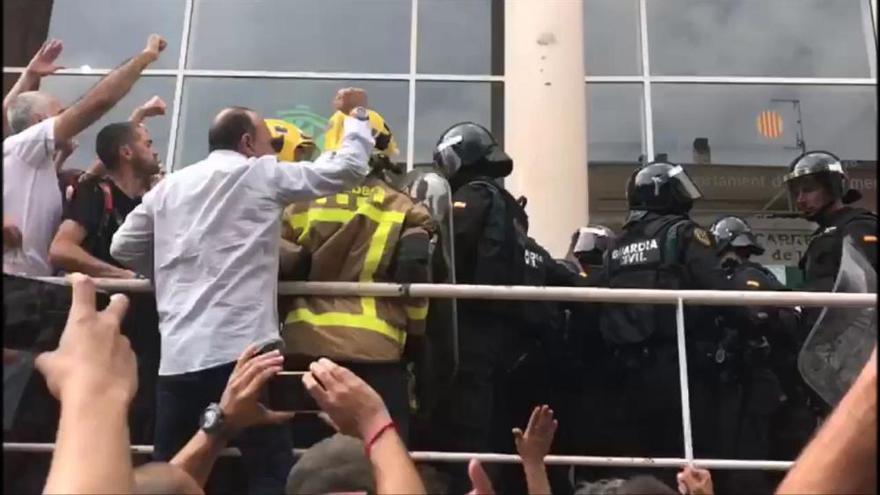 La Guàrdia Civil entra a l'IES Quercus de Sant Joan