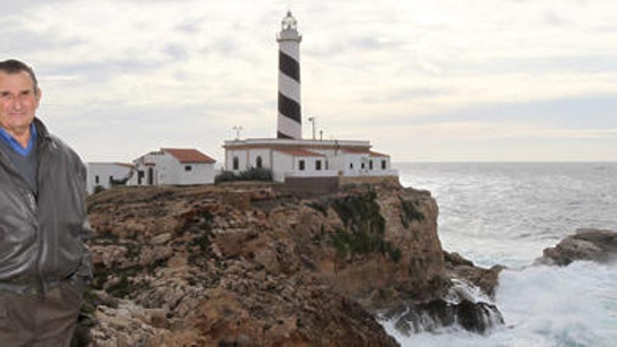 Eusebio Talón conoce a la perfección Cala Figuera, donde fue el farero durante 25 años y donde llegó a rescatar a nueve personas del mar.