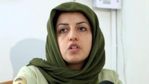 La activista iraní Narges Mohammadi.