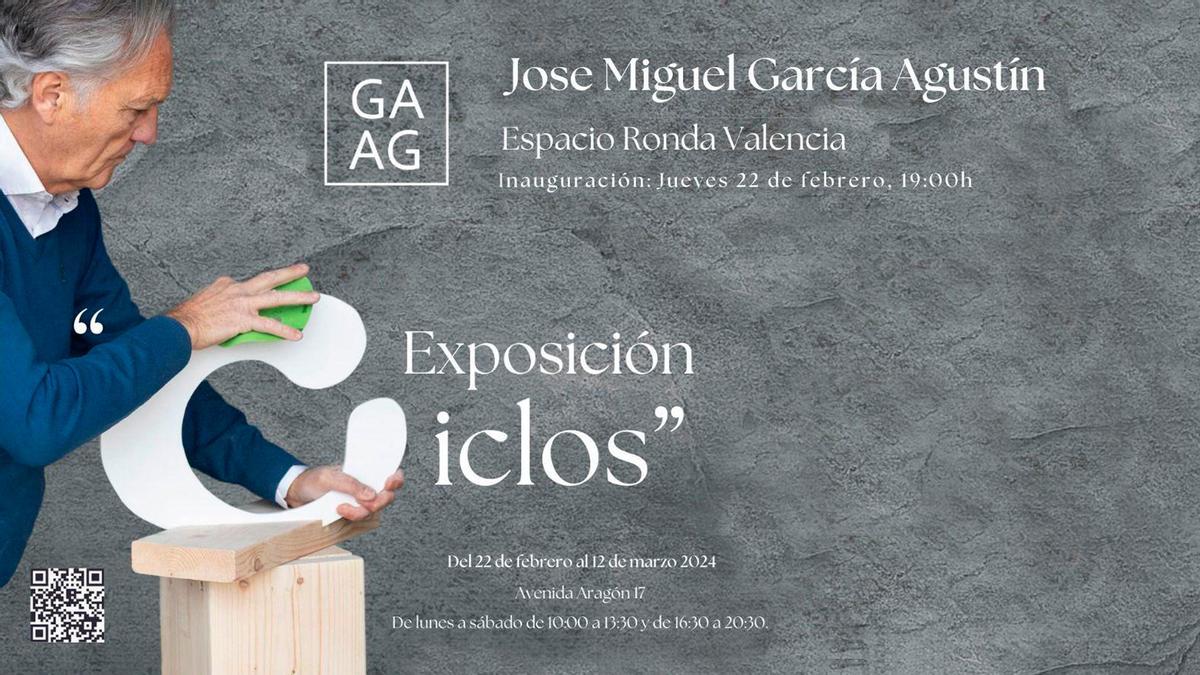 José Miguel García Agustín y su exposición &quot;Ciclos&quot;