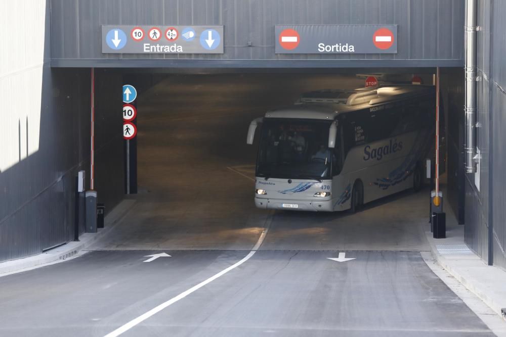 L'estació d'autobusos es posa en marxa