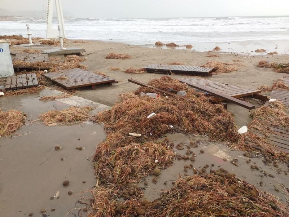 Daños por el temporal en El Campello