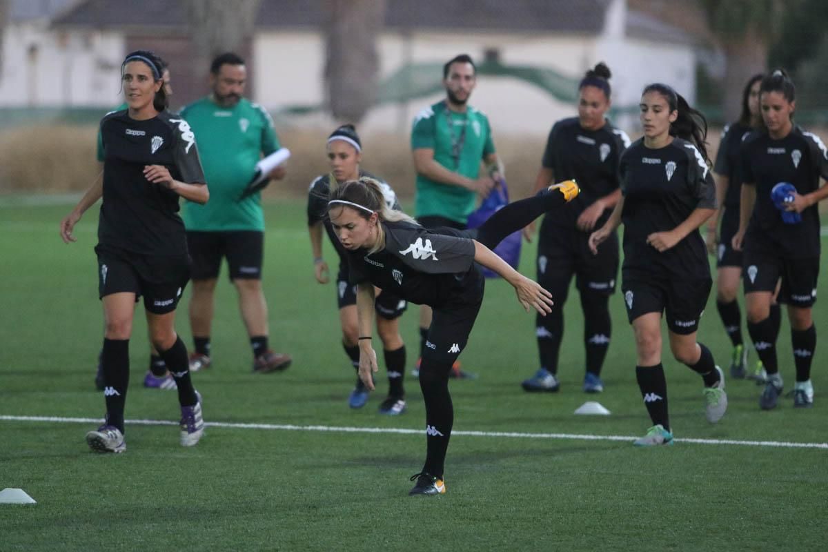 Córdoba CF Femenino, primer entrenamiento