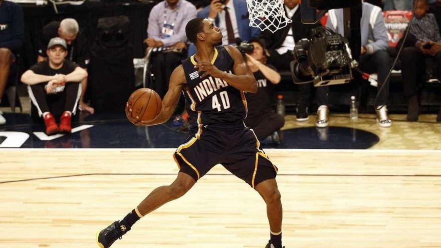 Glenn Robinson III, durante su concurso de mates. // Derick E. Hingle