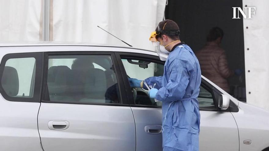 El Hospital de Sant Joan empieza a hacer pruebas de coronavirus a los pacientes desde sus coches