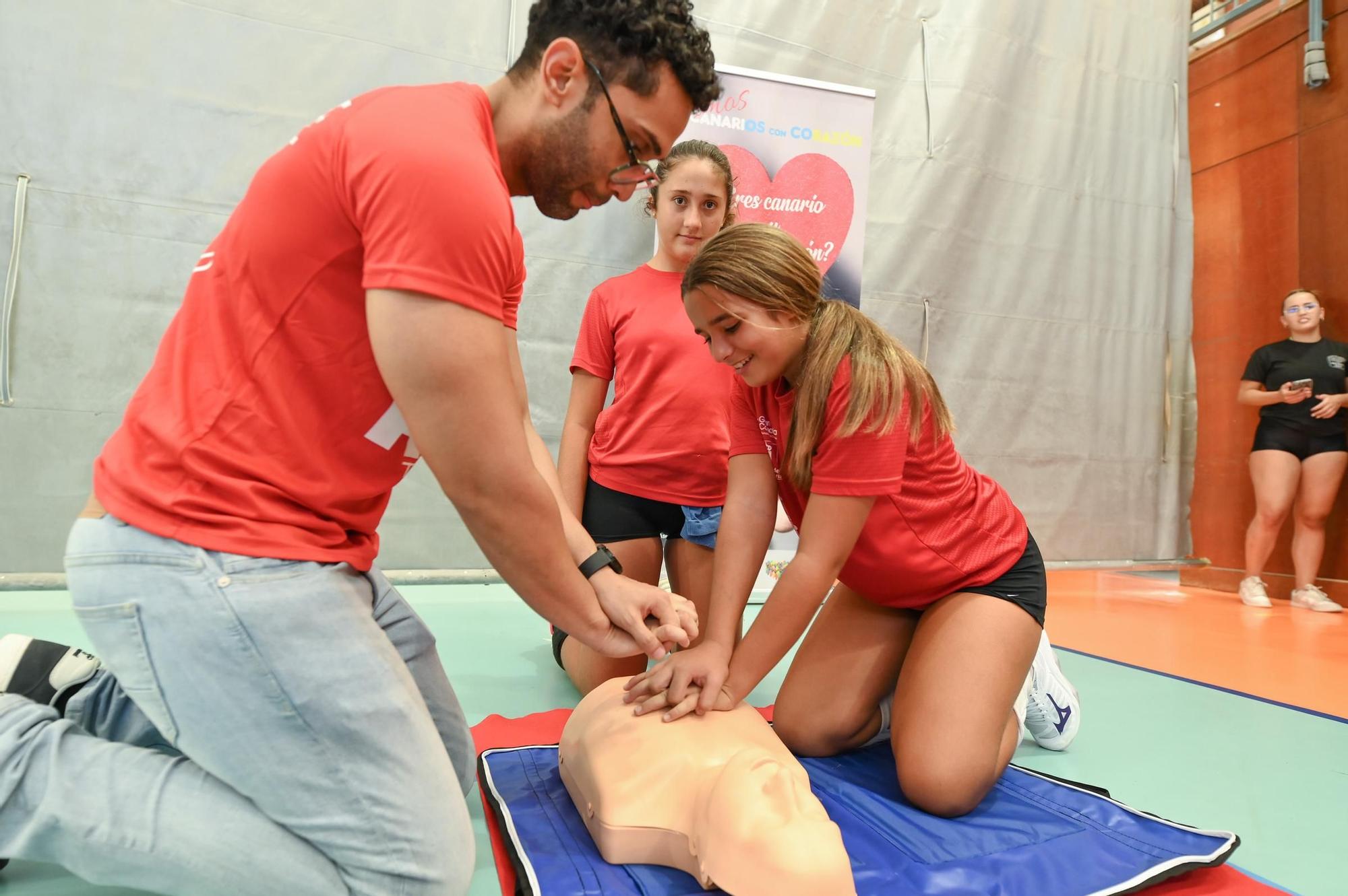 La cantera del CV San Roque aprende a salvar vidas