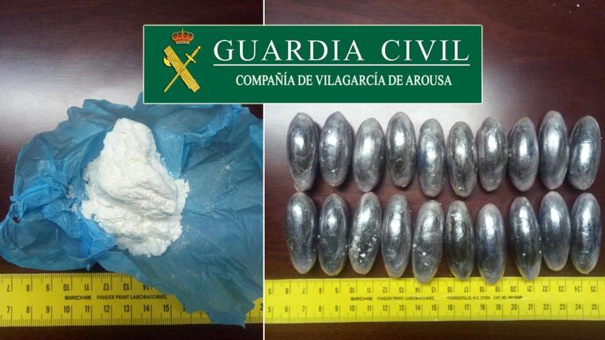 Cuatro detenidos y tres investigados, en un dispositivo especial de la Guardia Civil de Vilagarcía