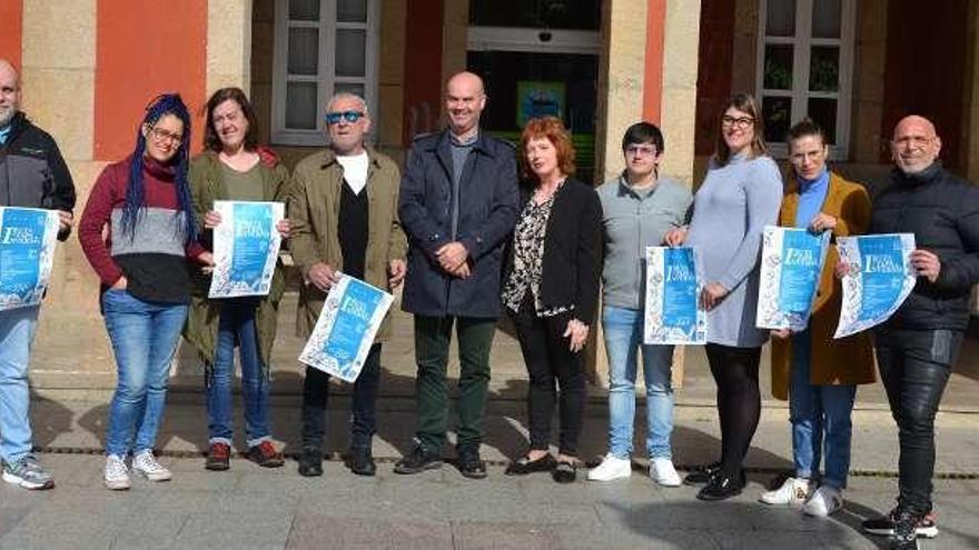 La presentación de la Ruta da Tapa do Inverno, en el Concello de Bueu. // FdV