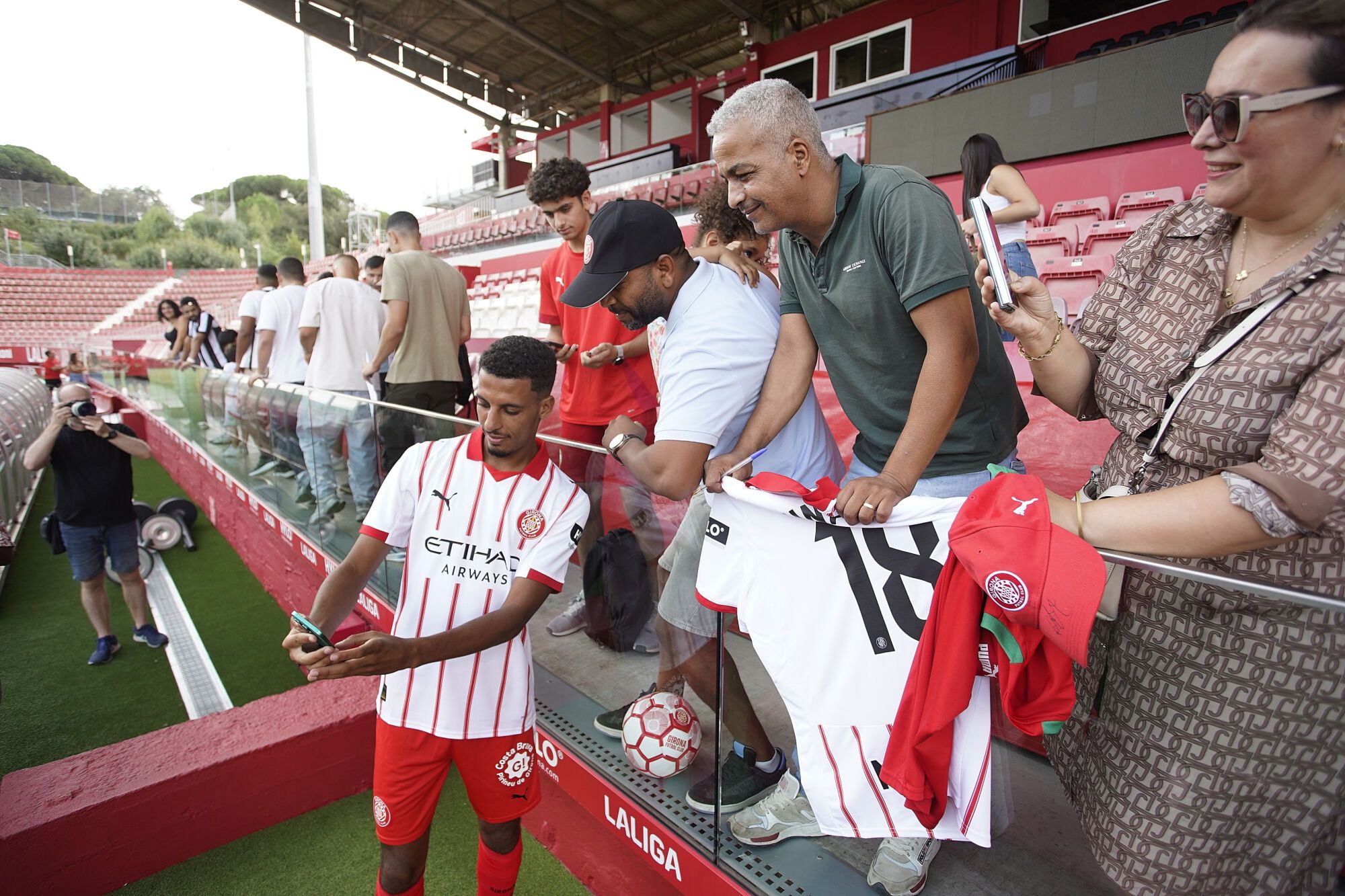 Girona Montilivi Presentació Ounahi, nou jugador del Girona FC