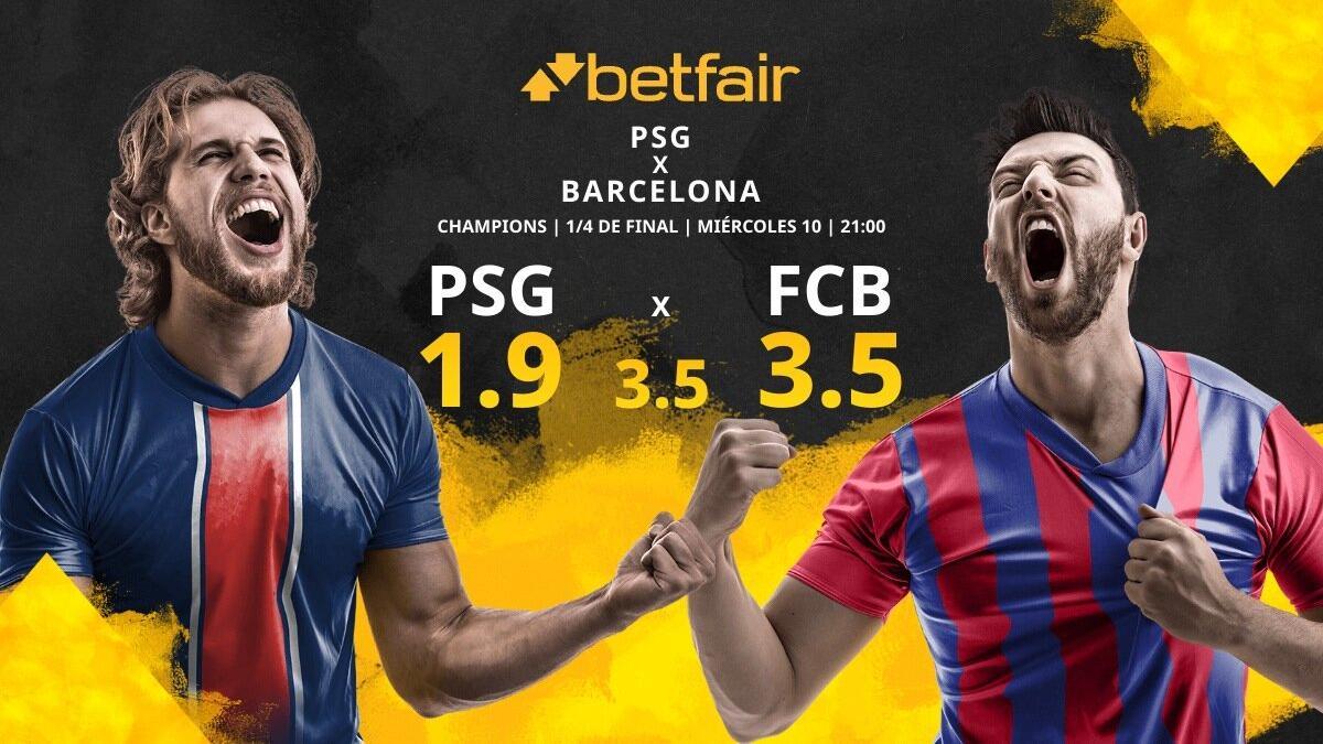 PSG vs. FC Barcelona: horario, TV, estadísticas, cuadro y pronósticos