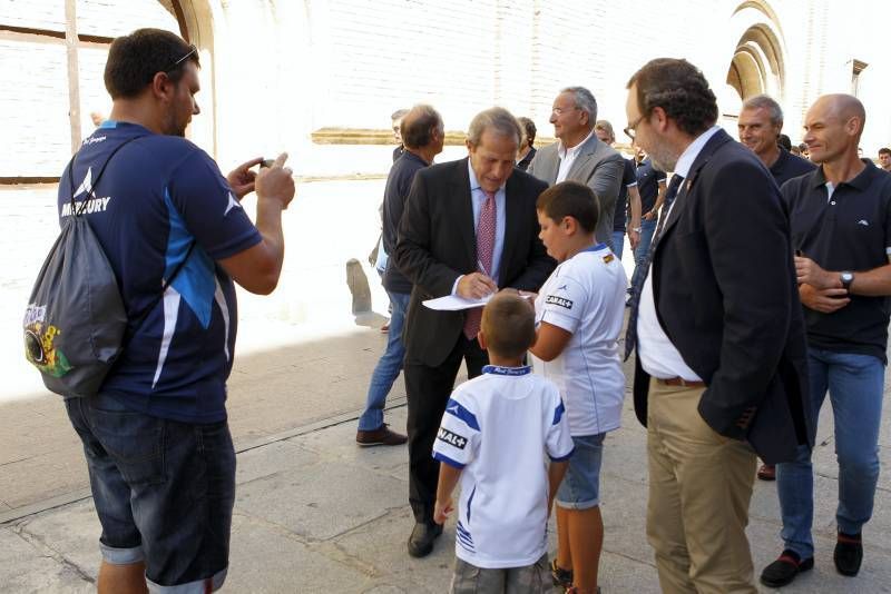 Fotogalería ofrenda y recepción del Real Zaragoza en el ayuntamiento