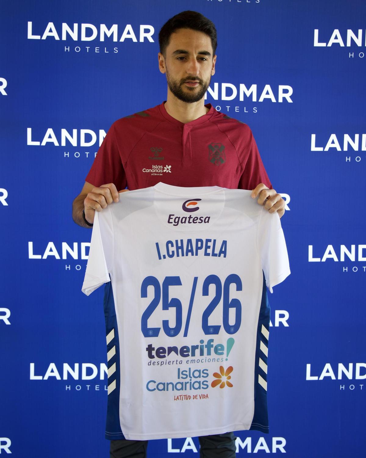 Iván Chapela,  nuevo jugador del CD Tenerife.