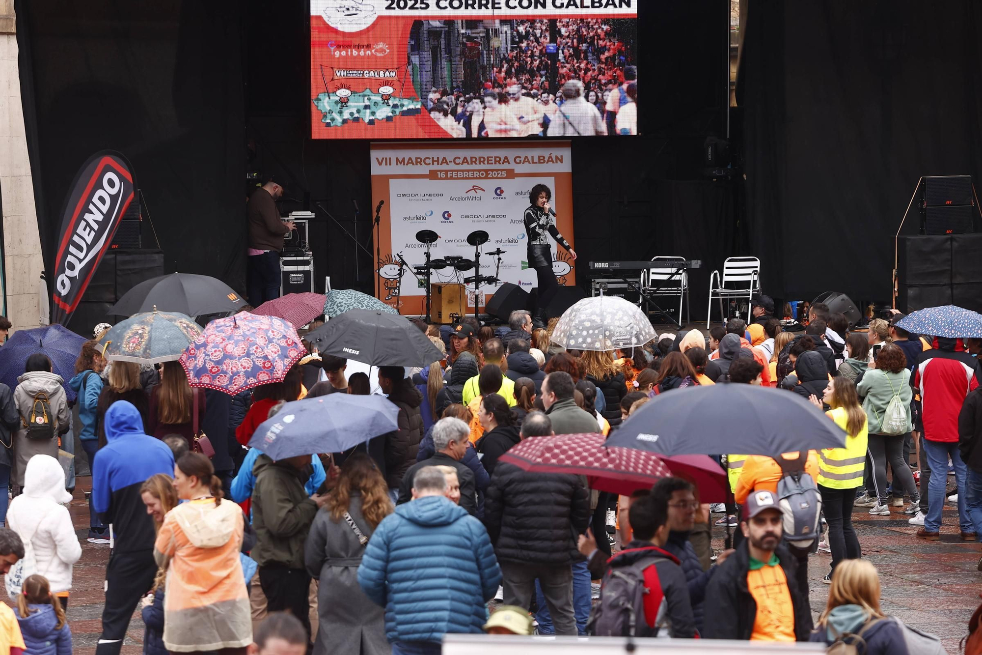 EN IMÁGENES: Así fue la carrera organizada por la asociación Galbán en Oviedo