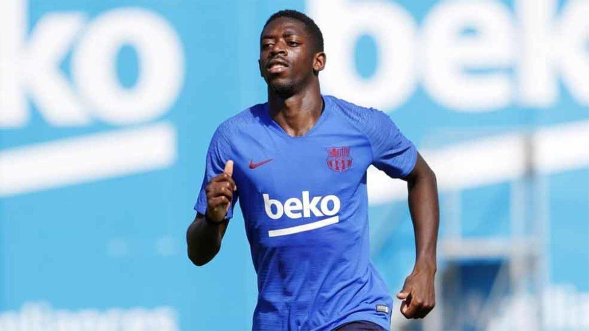 Dembélé completó el entrenamiento y está en la lista