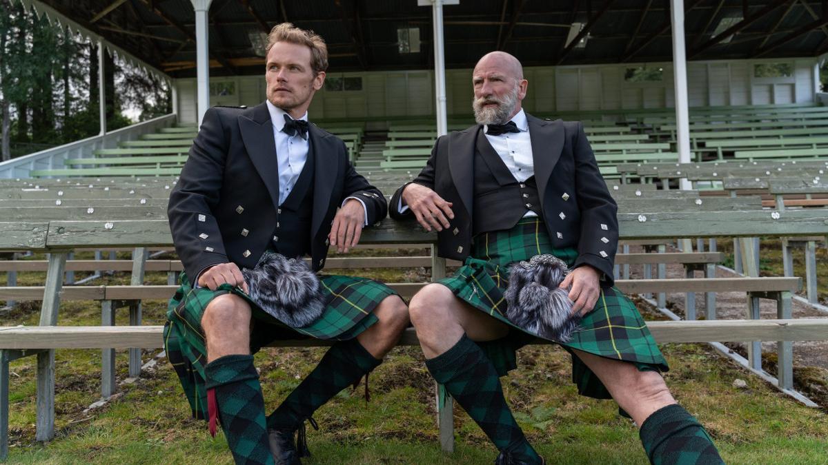 Sam Heughan y Graham McTavish, en ’Men in kilts’