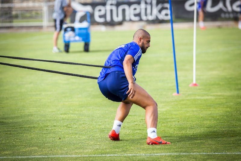 Entrenamiento del Real Zaragoza del 24 de julio