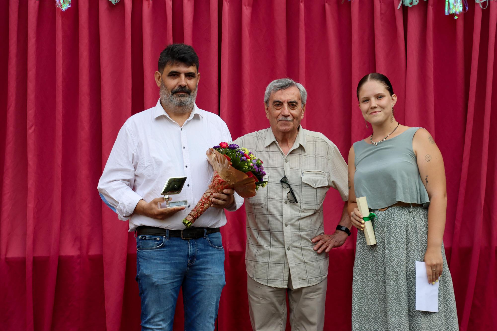 Ferran Martínez recogiendo el premio Artic.