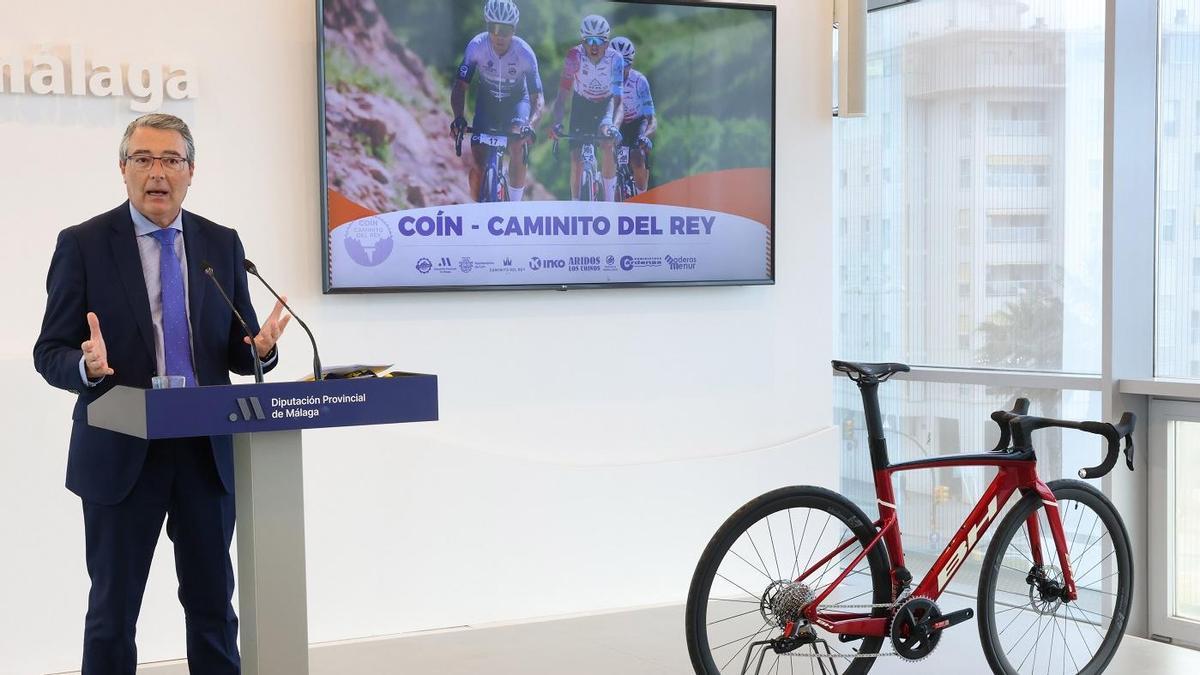 La II ruta cicloturista Coín - Caminito del Rey se celebrará el 14 de mayo.